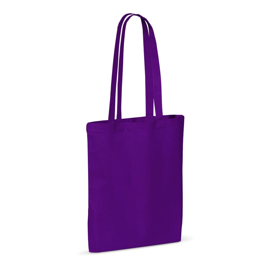 Umhängetasche Baumwolle OEKO-TEX® 140g/m² 38x42 cm, Purple, Produktbild (1)