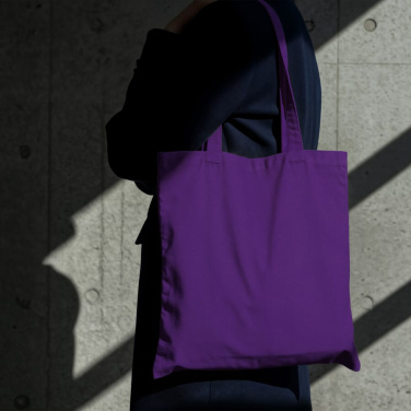 Umhängetasche Baumwolle OEKO-TEX® 140g/m² 38x42 cm, Purple, Produktbild (2)
