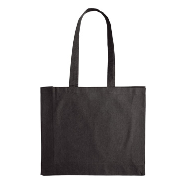 Umhängetasche baumwolle OEKO-TEX® 140g/m² 40x10x35 cm, Schwarz, Produktbild (2)
