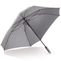 Luxus 27” quadratischer Regenschirm mit automatischer Öffnung, Grau