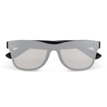 Justin R-PC Sonnenbrille mit verspiegelten Uni-Gläsern UV400, Schwarz, Produktbild (2)
