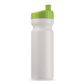 Sportflasche Design 750 ml, Weiss / Hellgrün