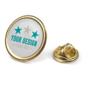Metall Pin Ø20 mm, Gold Satin
