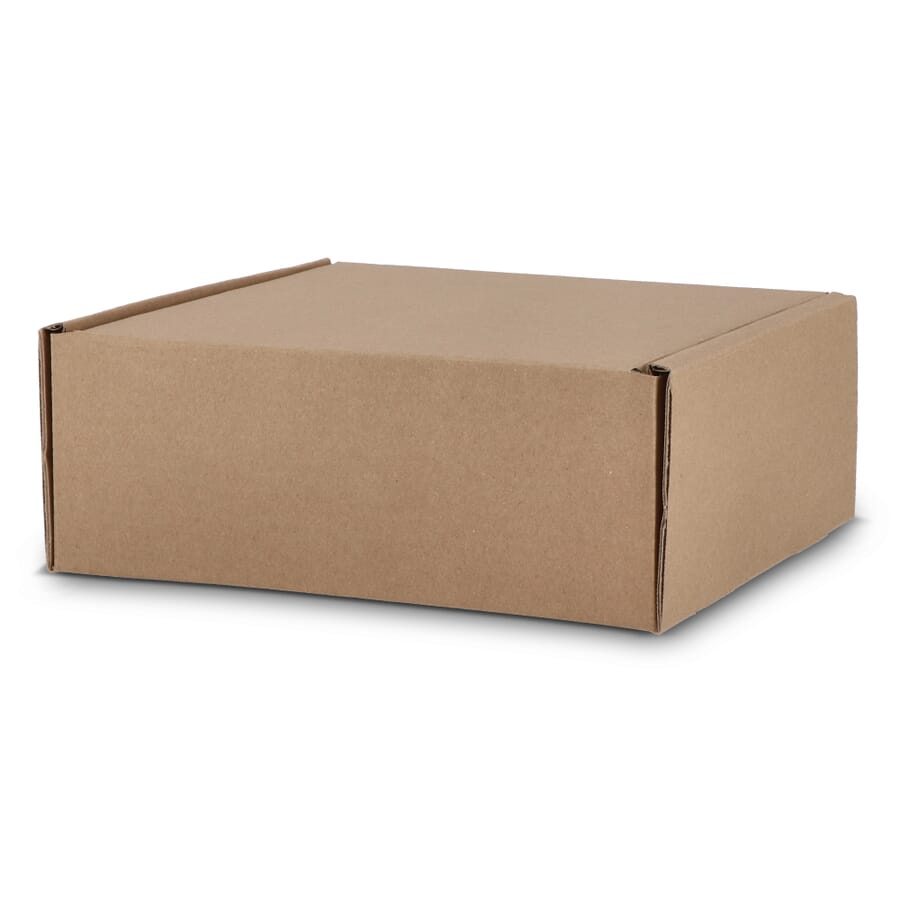 Individuelle Geschenkverpackung für 4 Tassen 24.3 x 24.3 x 9.9 cm, Braun, Produktbild (1)