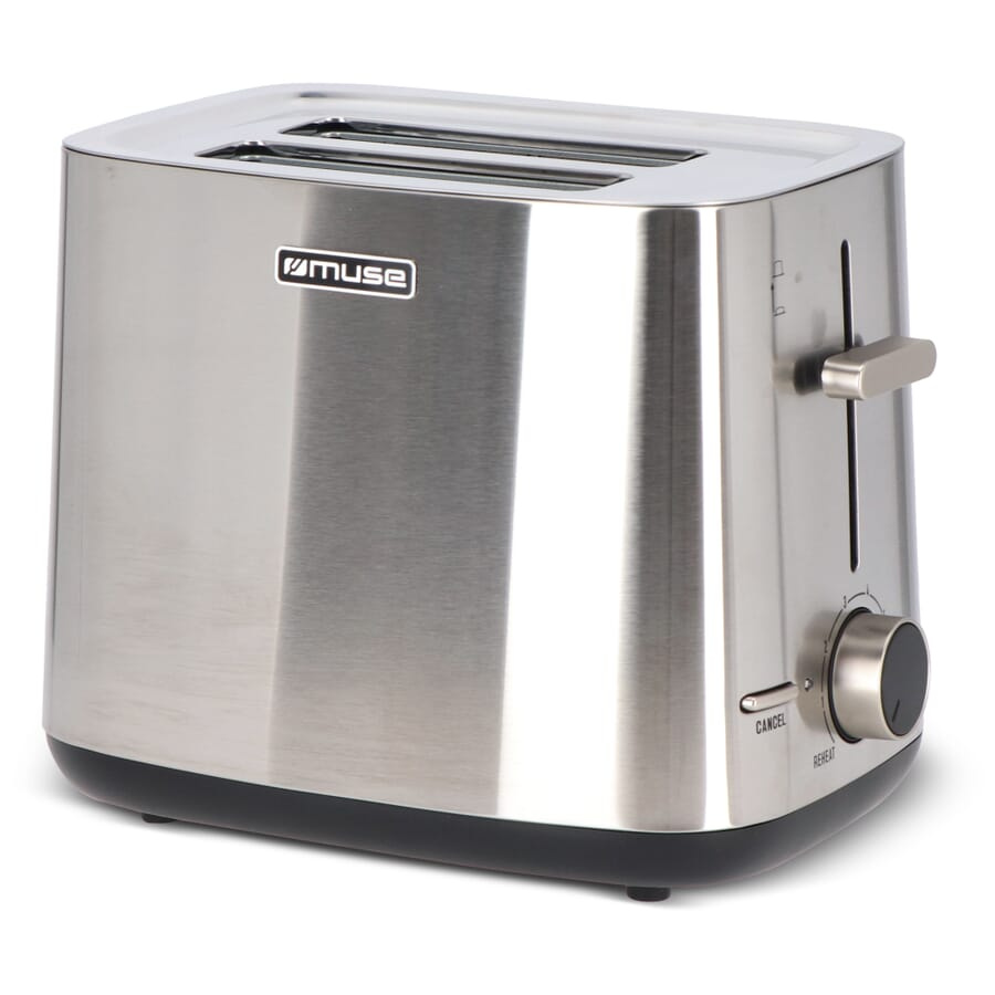 MS-115|Muse Edelstahl Toaster, Silber, Produktbild (1)