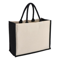 Jute-Baumwolle Tragetasche OEKO-TEX® 42,5 x 19 x 32 cm 320g/m²