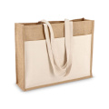 Jute Tragetasche OEKO-TEX® 45 x 12 x 35 cm 320g/m², Ecru