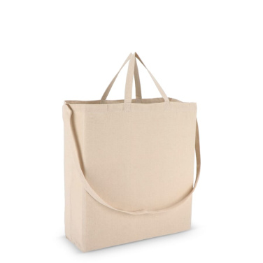 Tragetasche aus Baumwolle OEKO-TEX® 40 x 13 x 44 cm 220g/m², Ecru, Produktbild (2)
