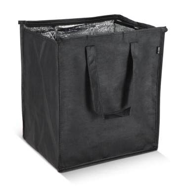 R-PET Kühltasche Non Woven 33x 25,5 x 37 cm 75g/m², Schwarz, Produktbild (3)