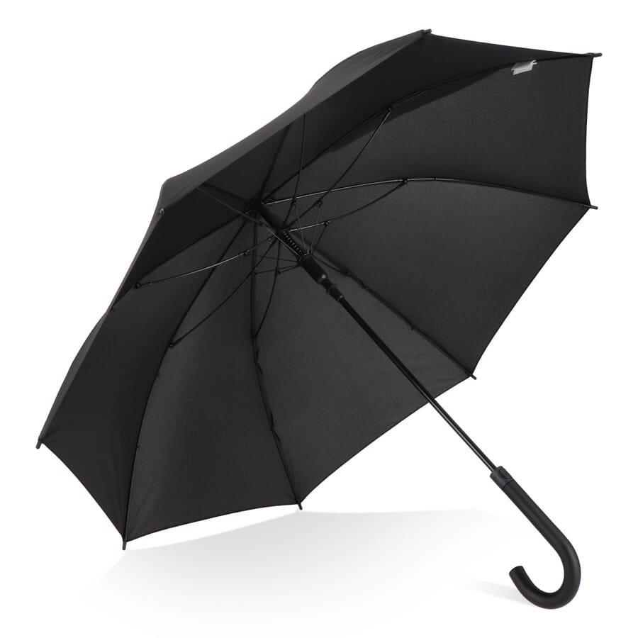 Verdure 190T Pongee 23" windproof Hakenschirm Auto open, Schwarz, Produktbild (1)