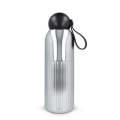 Sagaform Tekla Stahlisolierflasche Chrom (recycelt) 500 ml, Chrom
