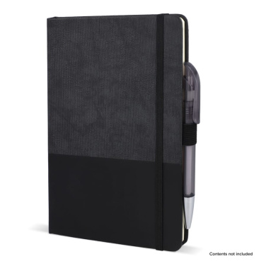 Notizbuch Thermokunstleder A5, Schwarz, Produktbild (2)