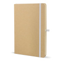Notizbuch Kraftpapier A5, Weiss
