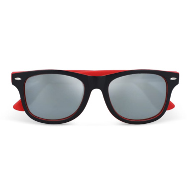 Sonnenbrille Tate Spiegel Glas UV400, Rot, Produktbild (4)