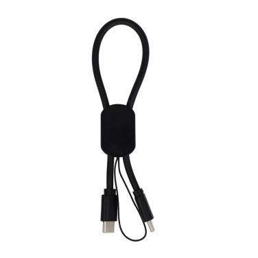 USB-C-Schlüsselanhänger-Kabel 60 W, Schwarz, Produktbild (2)