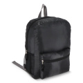 R-PET 190T Leichter Rucksack 30,5 x 12,7 x 42 cm 16 l, Schwarz