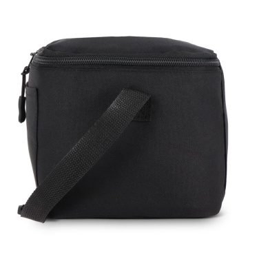 R-PET 600D 6-Dosen-Kühltasche 25 x 14,5 x 15,5 cm 5 l, Schwarz, Produktbild (2)
