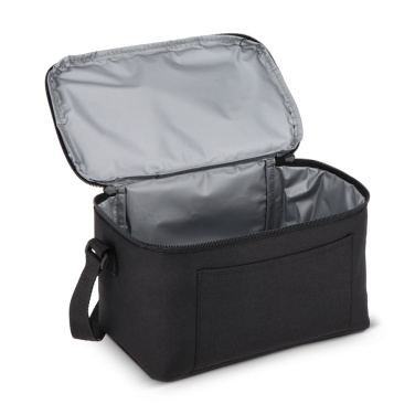 R-PET 600D 6-Dosen-Kühltasche 25 x 14,5 x 15,5 cm 5 l, Schwarz, Produktbild (4)