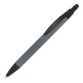 Kugelschreiber Alaska Softtouch mit Stylus R-AL, Grau