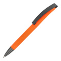 Kugelschreiber Vegas Softtouch Metallclip, Orange