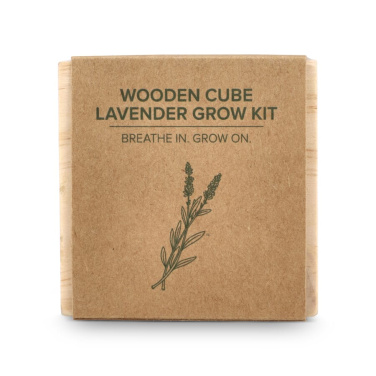 FSC-Holzpflanzgefäß-Set – Lavendel, Natur, Produktbild (3)
