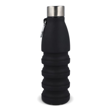 Faltbare Wasserflasche 550 ml, Schwarz, Produktbild (4)