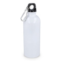R-Edelstahl einwandige Flasche mit Karabiner 500 ml, Weiss