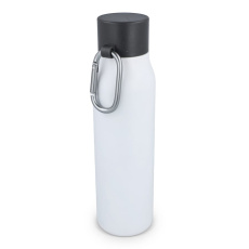 Karabiner mattierte Isolierflasche 600 ml