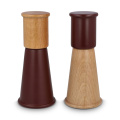 Sagaform "Gurken" Salz- und Pfeffermühle Set klein, 15 cm, Dunkelrot