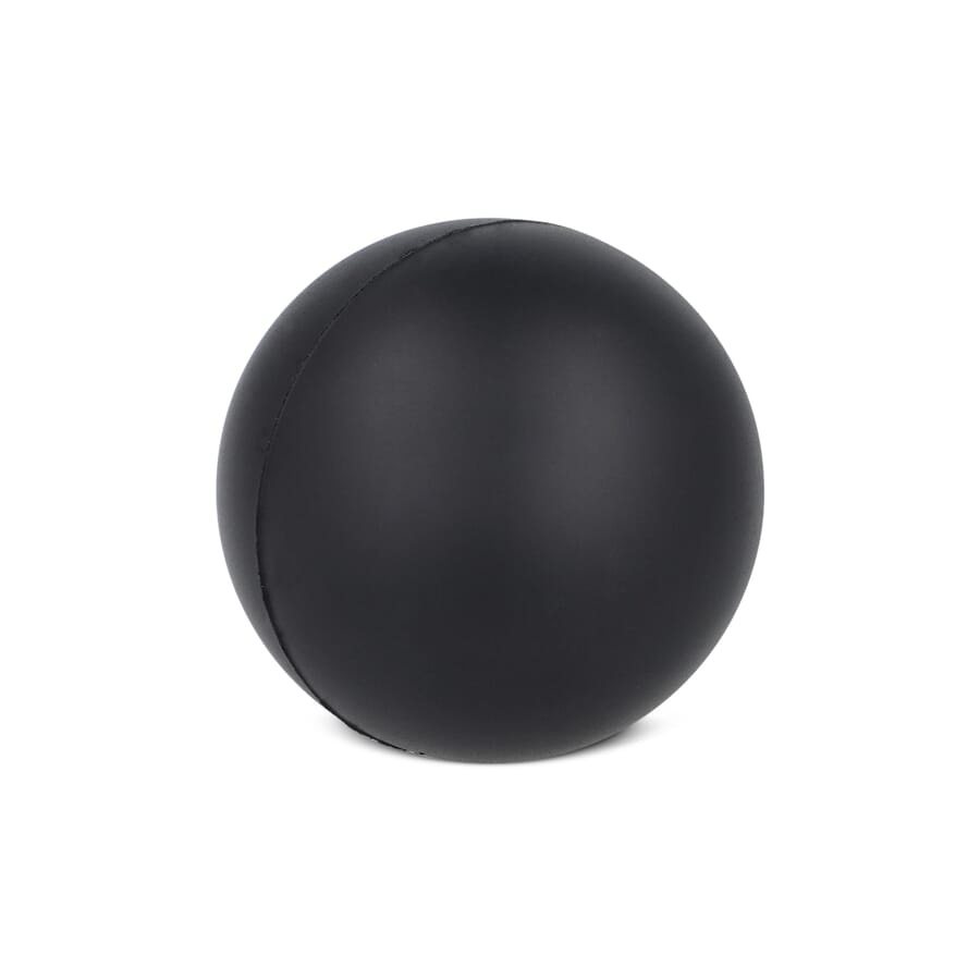 Anti-Stress-Ball Ø 6 cm, Schwarz, Produktbild (1)