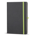 Notizbuch Iroko Hardcover Laser A5, Schwarz / Hellgrün