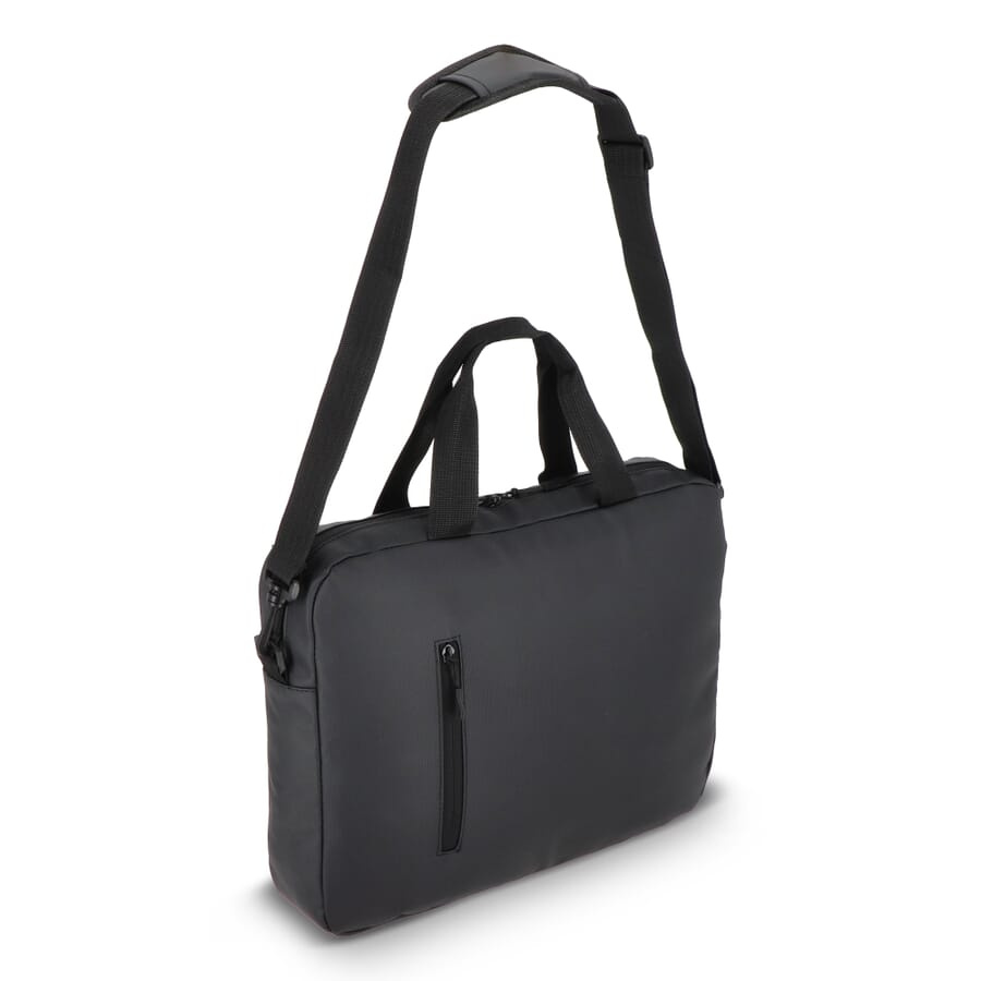 PU SoMa Laptop-Tasche 28 x 38 x 5 cm, Schwarz, Produktbild (1)