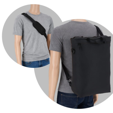 PU Kiew Laptop-Rucksack 28 x 42 x 12,5 cm, Schwarz, Produktbild (2)