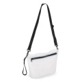 Wasserabweisende Ripstop-Umhängetasche 33 x 23 x 13 cm, Weiss