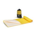 R-PET-Schnelltrocknungshandtuch 40 × 80 cm mit Beutel, Sublimationsdruck., Gelb
