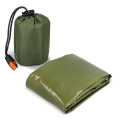 2-in-1-Thermoponcho für Outdoor Notfälle, Dried Green