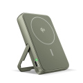 Fresh 'n Rebel Kabellose Powerbank 10000 mAh kompatibel mit MagSafe, Dried Green