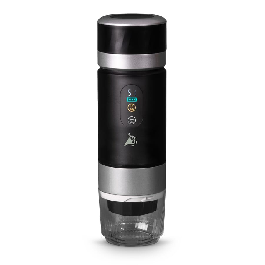 Aqiila Coffeebird Barista – tragbare Espressomaschine, Schwarz, Produktbild (1)