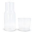 Karaffe 550 ml und Trinkglas 250 ml Set, Transparent