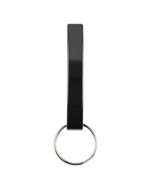 Schlüsselanhänger Flaschenöffner ABRI, Produktbild, Schwarz (2)