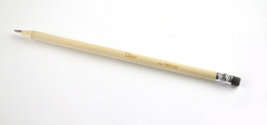 Bleistift mit Radiergummi STUDENT, Produktbild, Schwarz (3)