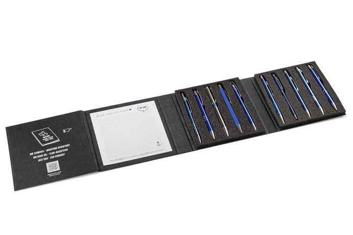 Display case blau, Produktbild