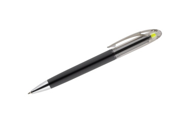 Kugelschreiber mit Textmarker HILIG, Produktbild, Gelb (3)