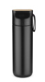 Thermoflasche ELSA 600 ml, Schwarz