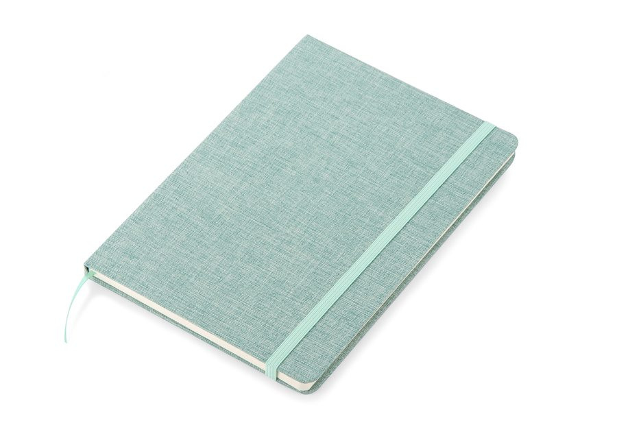 Notizbuch aus recycelter Baumwolle BIVELLO A5, Produktbild