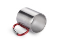 Becher mit Karabiner CAMPIC 200 ml, Rot