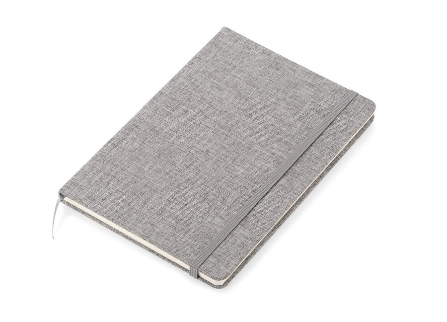 Notizbuch aus recycelter Baumwolle BIVELLO A5, Produktbild
