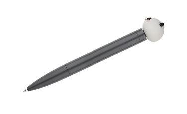 Spinner-Stift SKIPPI - Panda, Produktbild, Grau (2)