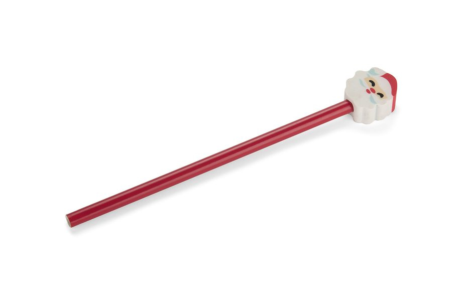 Bleistift mit Radiergummi CHRISTMAS - Nikolaus, Produktbild