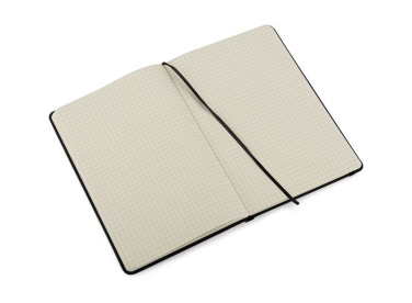 Notizbuch mit karierten Seiten VITAL A5, Produktbild, Schwarz (2)